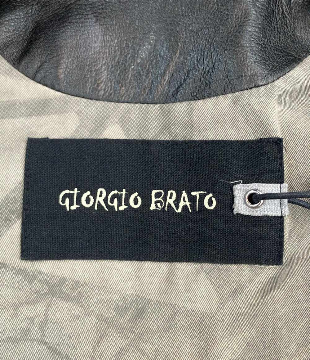 GIORGIO BRATO ダブルライダース ジャケット メンズ SIZE 48 ジョルジオブラット