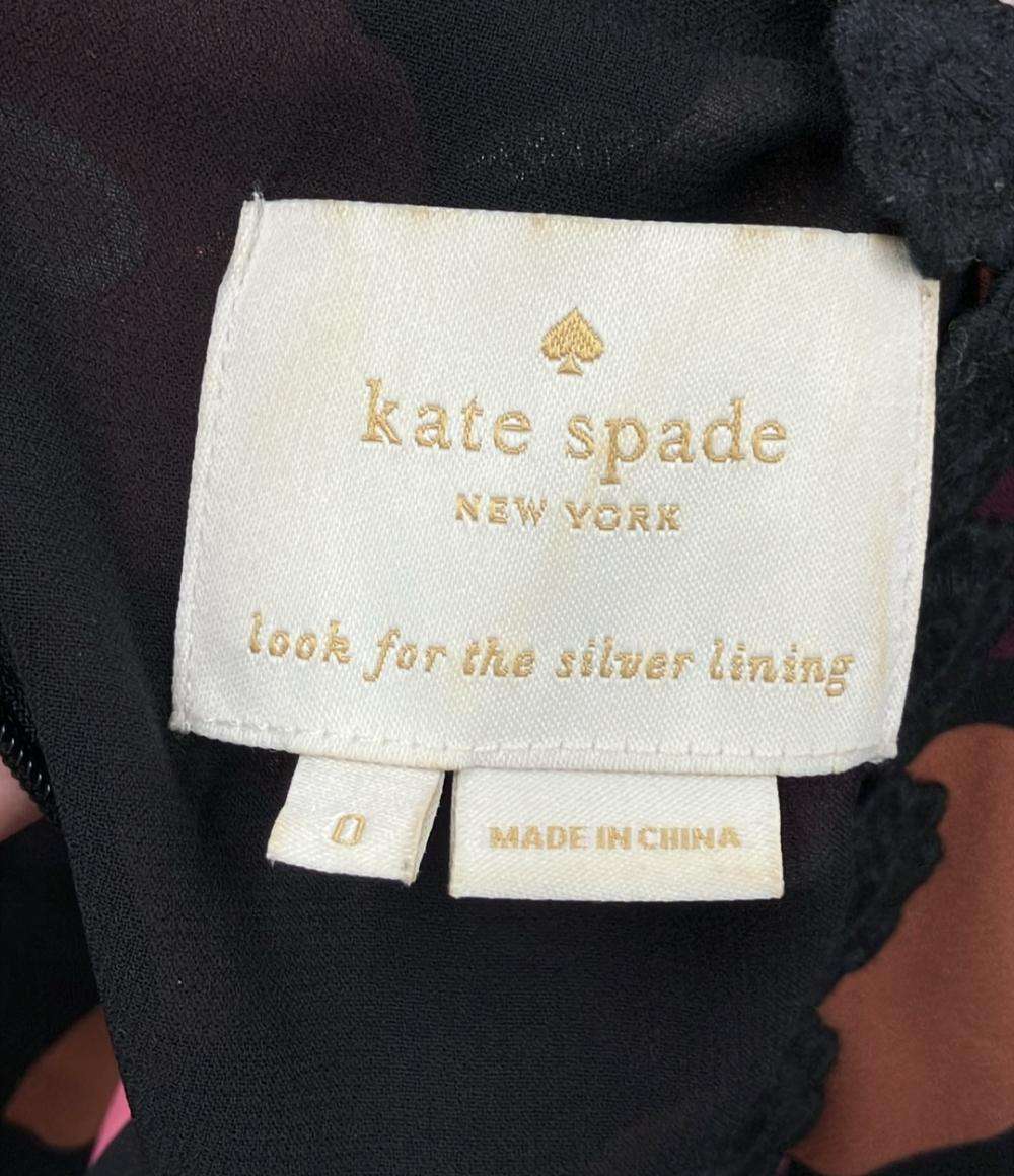 ケイトスペード ノースリーブ花柄ワンピース レディース SIZE 0 (XS) Kate Spade