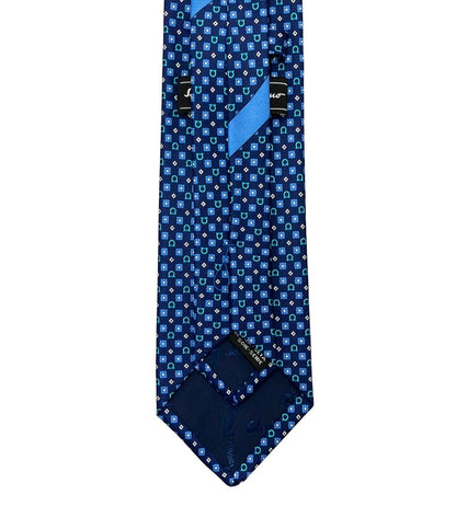 美品 Salvatore Ferragamo ネクタイ シルク100% ガンチーニ メンズ サルヴァトーレフェラガモ