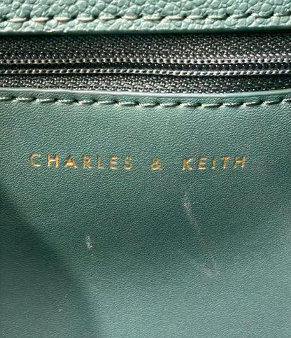 美品 CHARLES&KEITH ハンドバッグ ショルダーバッグ 2WAY 斜め掛け レザー レディース チャールズ＆キース