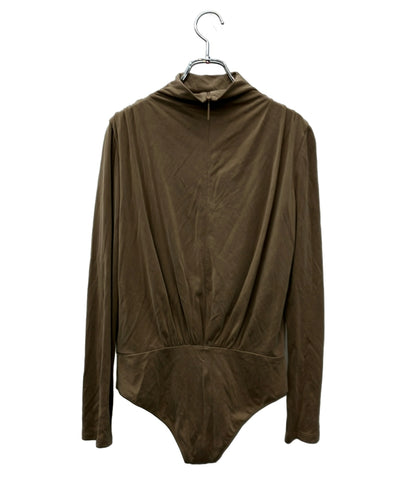 GIORGIO ARMANI ボディスーツ カットソー 長袖 後ろフルジップ 6RAR53 AJBSZ レディース SIZE 40 (M) ジョルジオアルマーニ