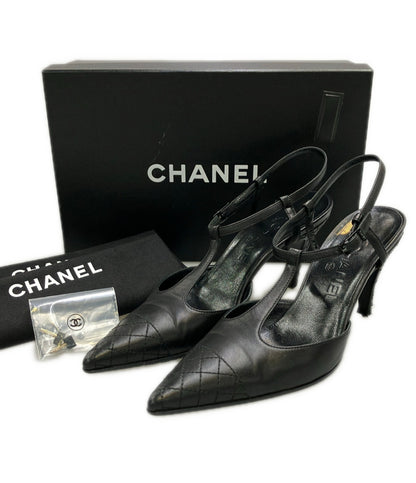 CHANEL Tストラップサンダル レディース SIZE 35 1/2 シャネル