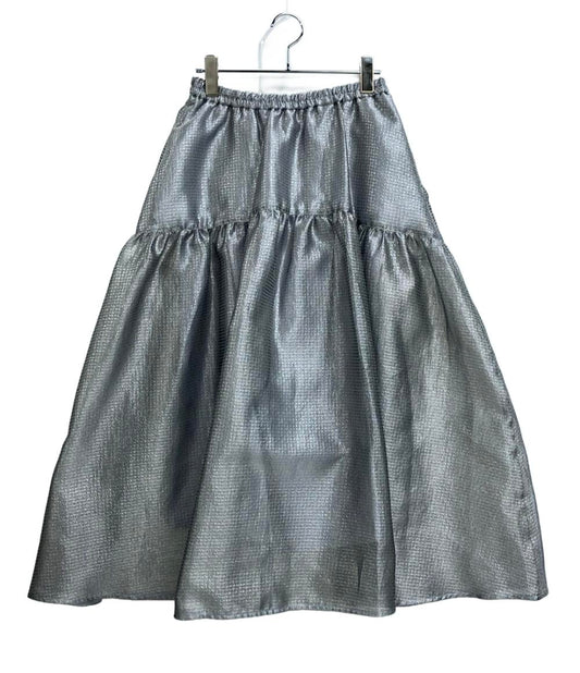 美品 UNITED ARROWS ジャガードスカート スケルトン シャイン 1524-2-150020 レディース SIZE 36 (S) ユナイテッドアローズ