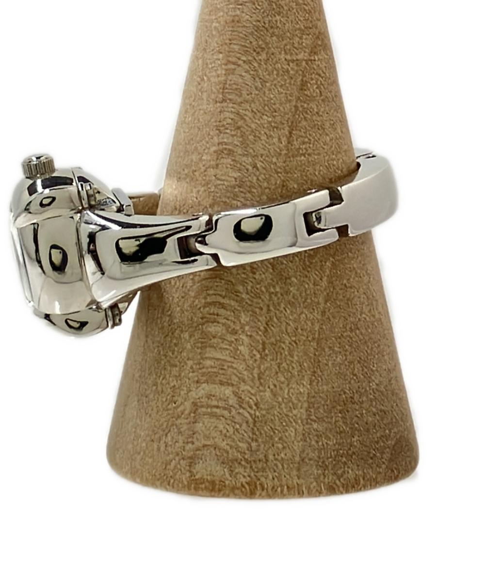 MIKIMOTO 腕時計 リングウォッチ ペンダント SILVER925 クオーツ ホワイト レディース ミキモト