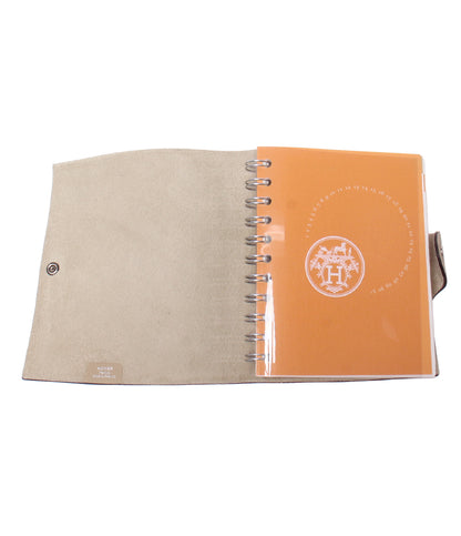 美品 HERMES 手帳カバー シルバー金具 A刻印 レディース エルメス