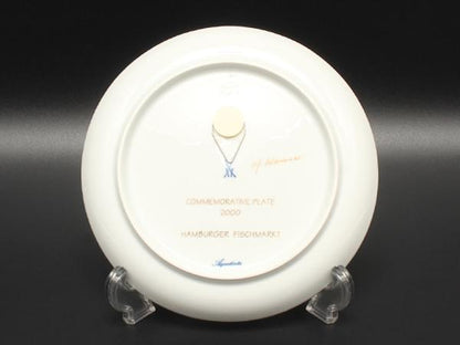 美品 マイセン イヤープレート 飾り皿 18cm 2000 Meissen