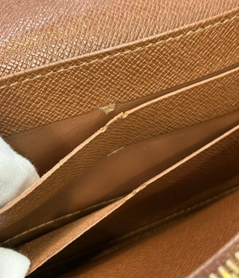 訳あり LOUIS VUITTON 二つ折り財布 モノグラム ポルトフォイユサラ M61734 レディース メンズ ルイ・ヴィトン