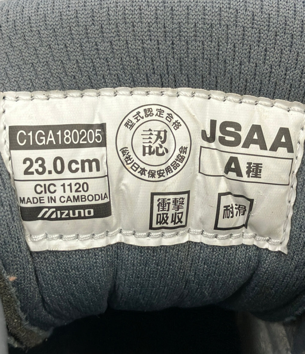 Mizuno ミドルカットスニーカー 安全靴 オールマイティ LS MID レディース SIZE 23.0 ミズノ