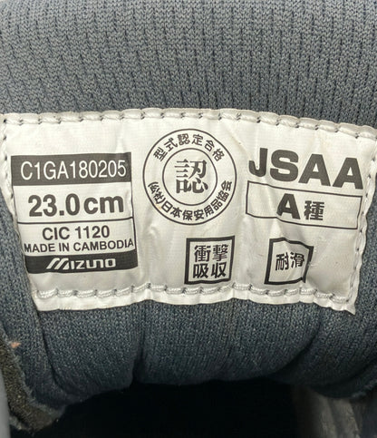 Mizuno ミドルカットスニーカー 安全靴 オールマイティ LS MID レディース SIZE 23.0 ミズノ