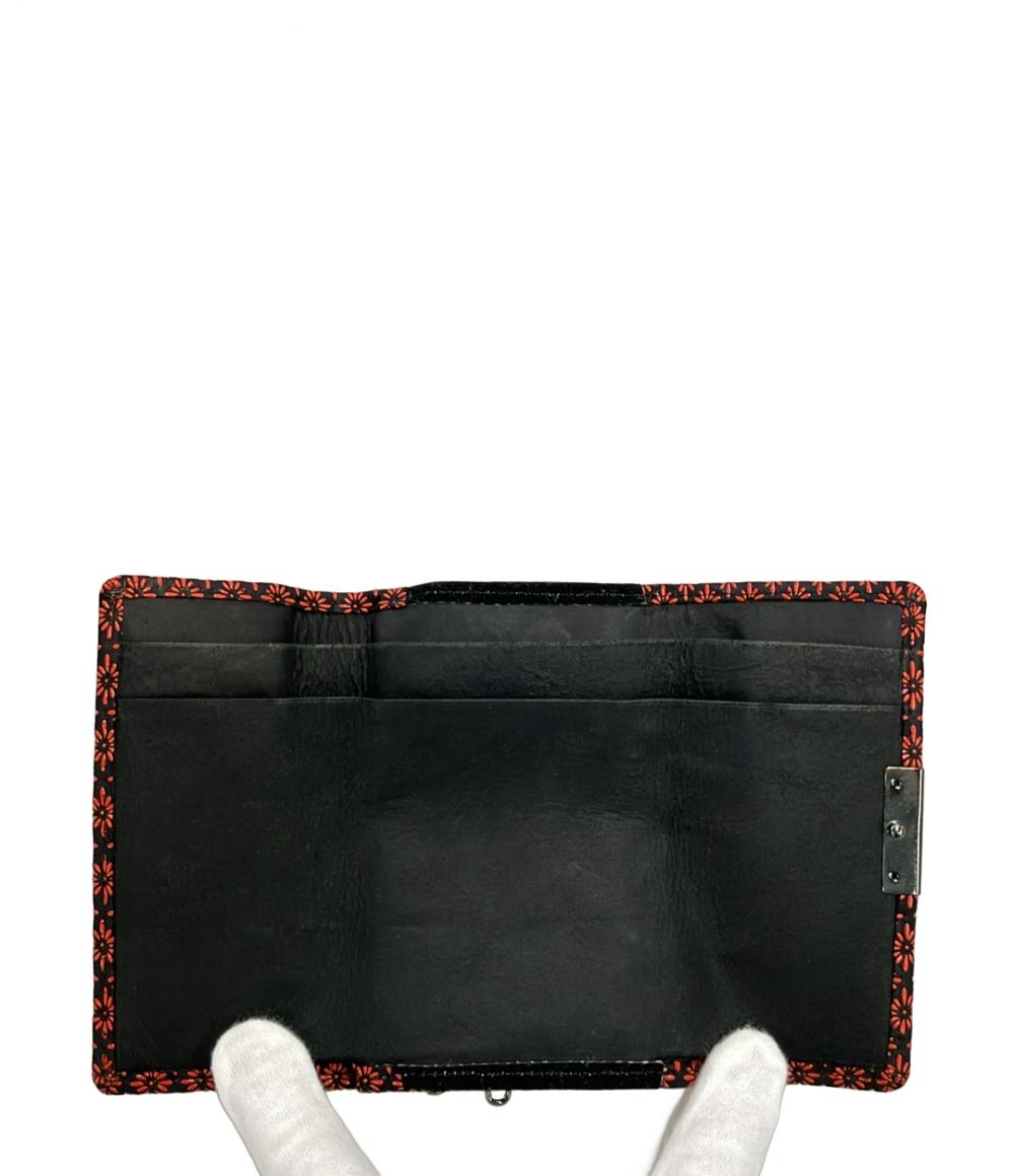 INDENYA 三つ折りがま口財布 レディース 印傳屋