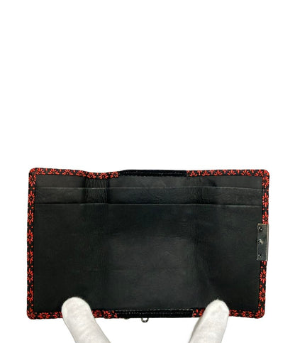 INDENYA 三つ折りがま口財布 レディース 印傳屋