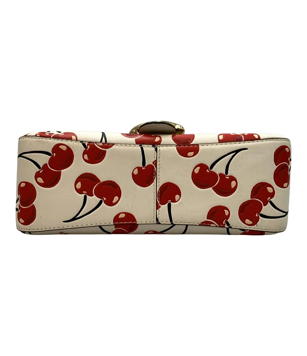 COACH 2way ショルダーバッグ 斜め掛け クラッチバッグ さくらんぼ CA110 レディース コーチ