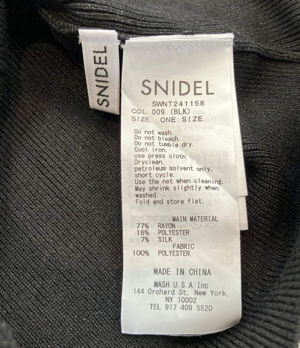 スナイデル 長袖フリルニット SWNT241158 レディース SIZE F snidel