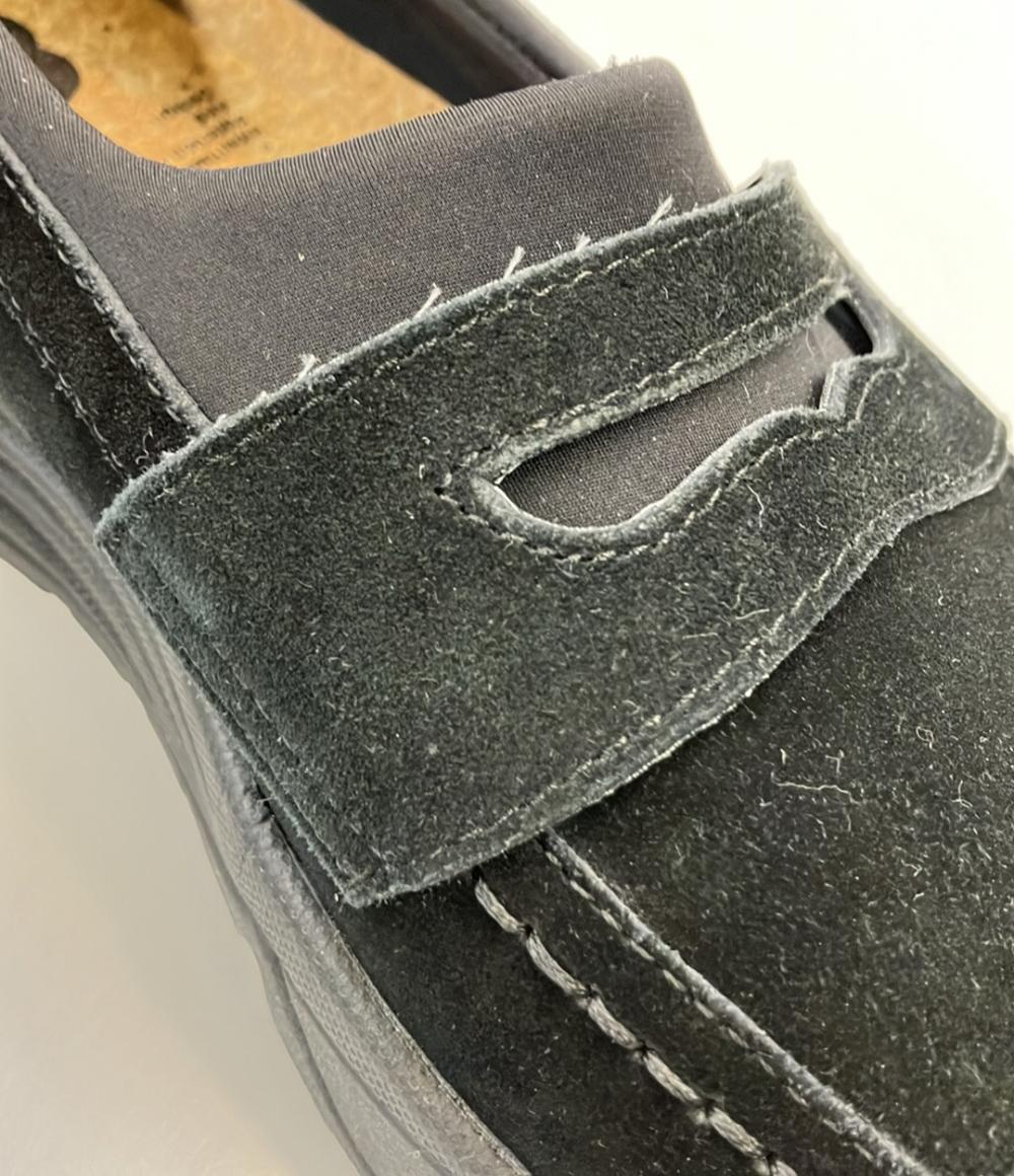 pg スリッポン 厚底 DISH BLACK メンズ SIZE 43 ピージー