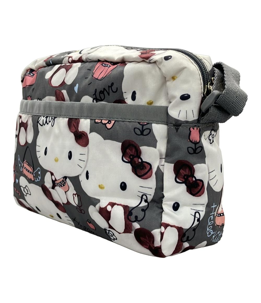 レスポートサック ハローキティ ショルダーバッグ 斜め掛け 総柄 レディース LeSportsac HELLO KITTY