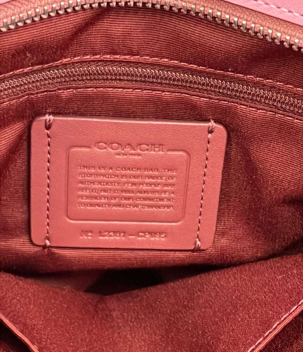 美品 COACH 2WAY ハンドバッグ ショルダーバッグ 斜め掛け CP095 レディース コーチ
