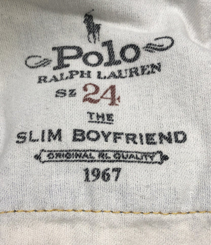 スリム ボーイフレンド ジーンズ  ダメージ加工      レディース SIZE 24 (M) POLO RALPH LAUREN