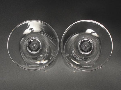 美品 WEDGWOOD ワイングラス 2点セット ペア プロミシス ウィズディスリング ウエッジウッド