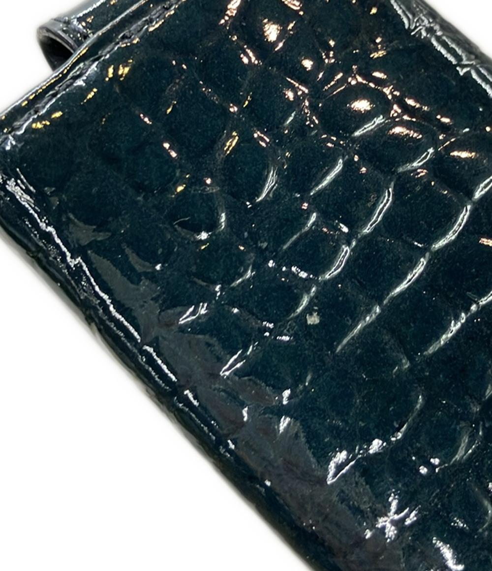 ANTEPRIMA 4連キーケース キーリング付き エナメル クロコ型押し レディース アンテプリマ