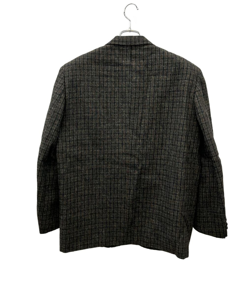 COMME des GARCONS HOMME テーラードジャケット ウール ダークグレーチェック hj-08025s メンズ SIZE S コムデギャルソンオム