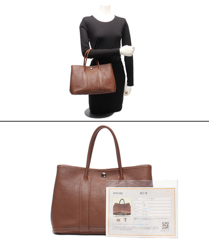 HERMES ハンドバッグ □P刻印 シルバー金具 ガーデンパーティTPM レディース エルメス