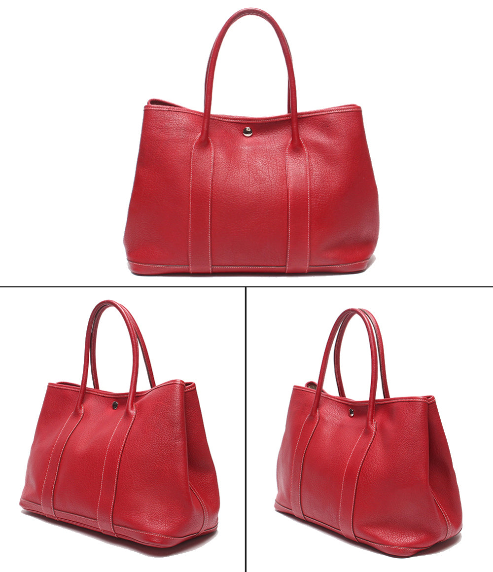 HERMES トートバッグ □K刻印 シルバー金具 ガーデンパーティPM レディース エルメス