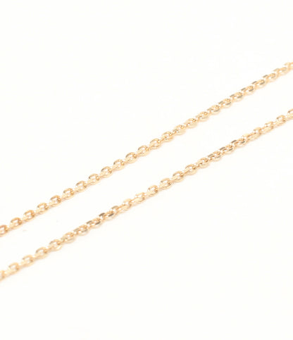 美品 SIENA ROSE ロングネックレス K10 3モチーフ レディース シエナロゼ