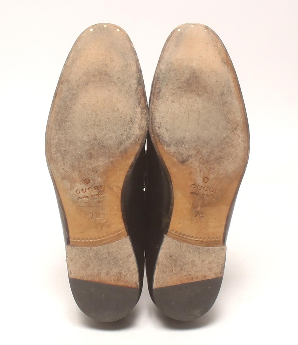 グッチ ホースビットローファー レザー ヨルダーン 406994 メンズ SIZE 7 1/2 GUCCI