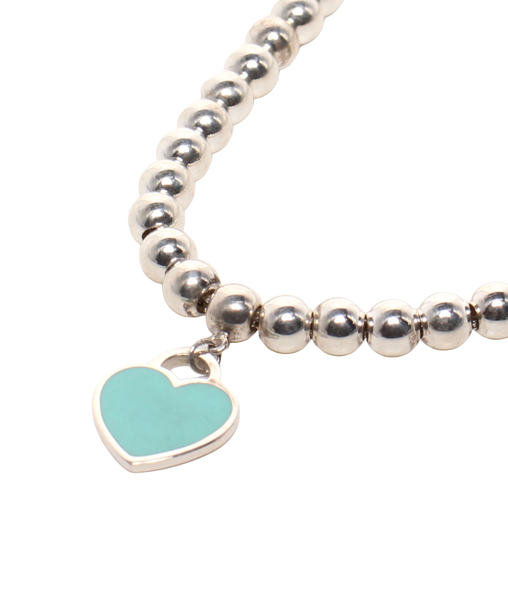 Tiffany & Co. ブレスレット SV925 リターントゥティファニー ハートタグ ボールチェーン レディース ティファニー