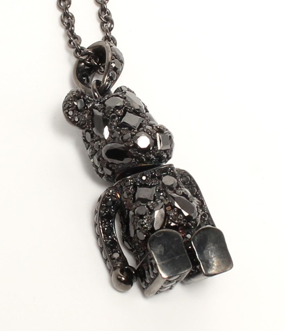 美品 Velvet Lounge ベアブリック ネックレス SV925 ベアモチーフ クマモチーフ STARDUST ユニセックス ヴェルヴェットラウンジ