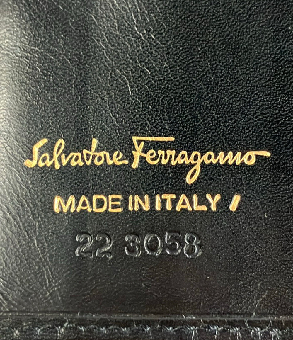 Salvatore Ferragamo 二つ折り財布 レザー ヴァラ レディース サルヴァトーレフェラガモ