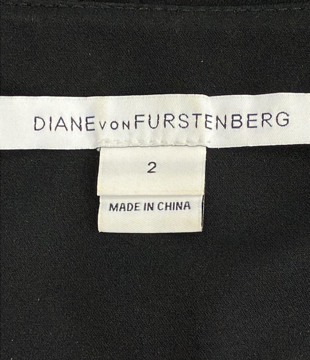 ダイアンフォンファステンバーグ フリルカシュクールワンピース レディース SIZE 2 (M) DIANE VON FURSTENBERG