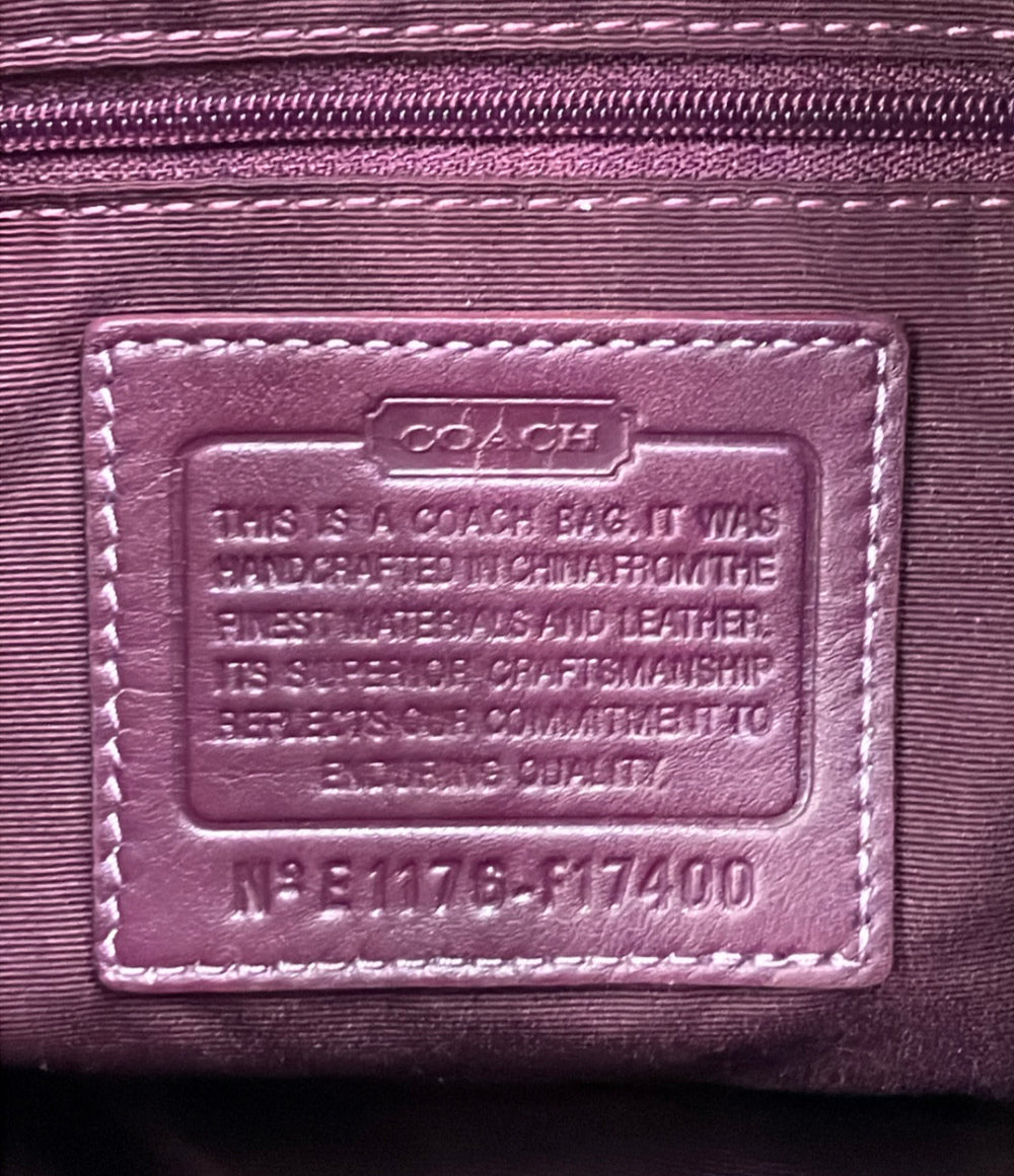COACH 2way ショルダーバッグ 肩掛け 斜め掛け シグネチャー F17400 レディース コーチ