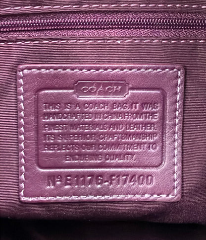 COACH 2way ショルダーバッグ 肩掛け 斜め掛け シグネチャー F17400 レディース コーチ