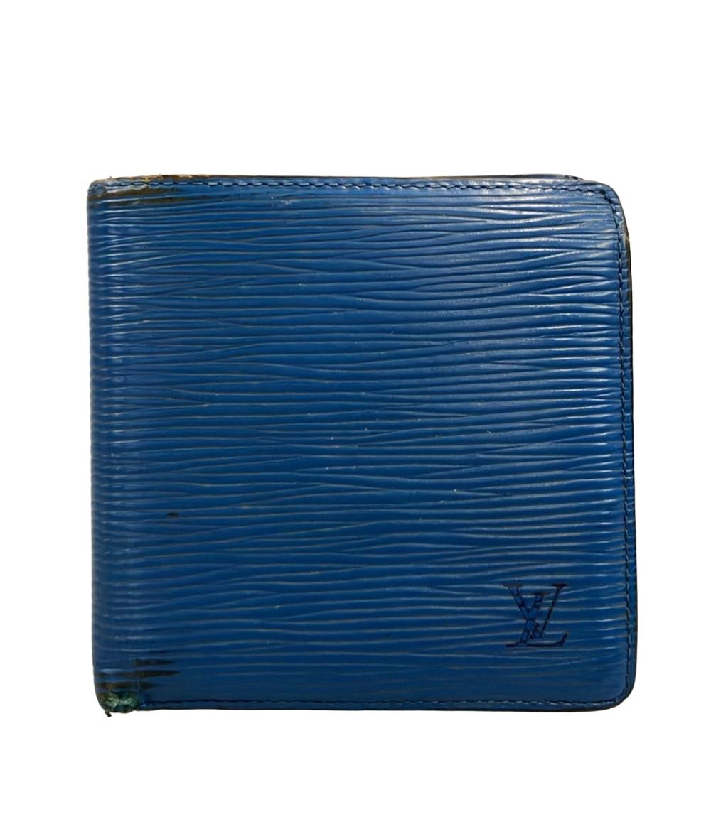 LOUIS VUITTON 二つ折り財布 ポルトビエ カルトクレディモネ エピ M63545 メンズ ルイ・ヴィトン