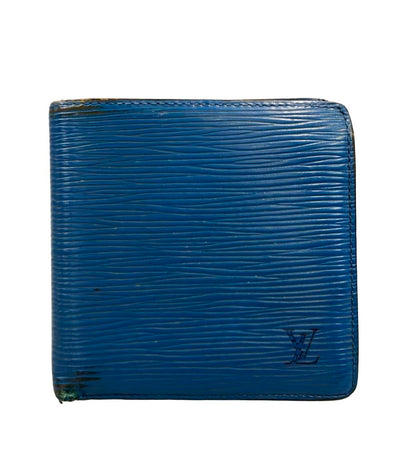 LOUIS VUITTON 二つ折り財布 ポルトビエ カルトクレディモネ エピ M63545 メンズ ルイ・ヴィトン