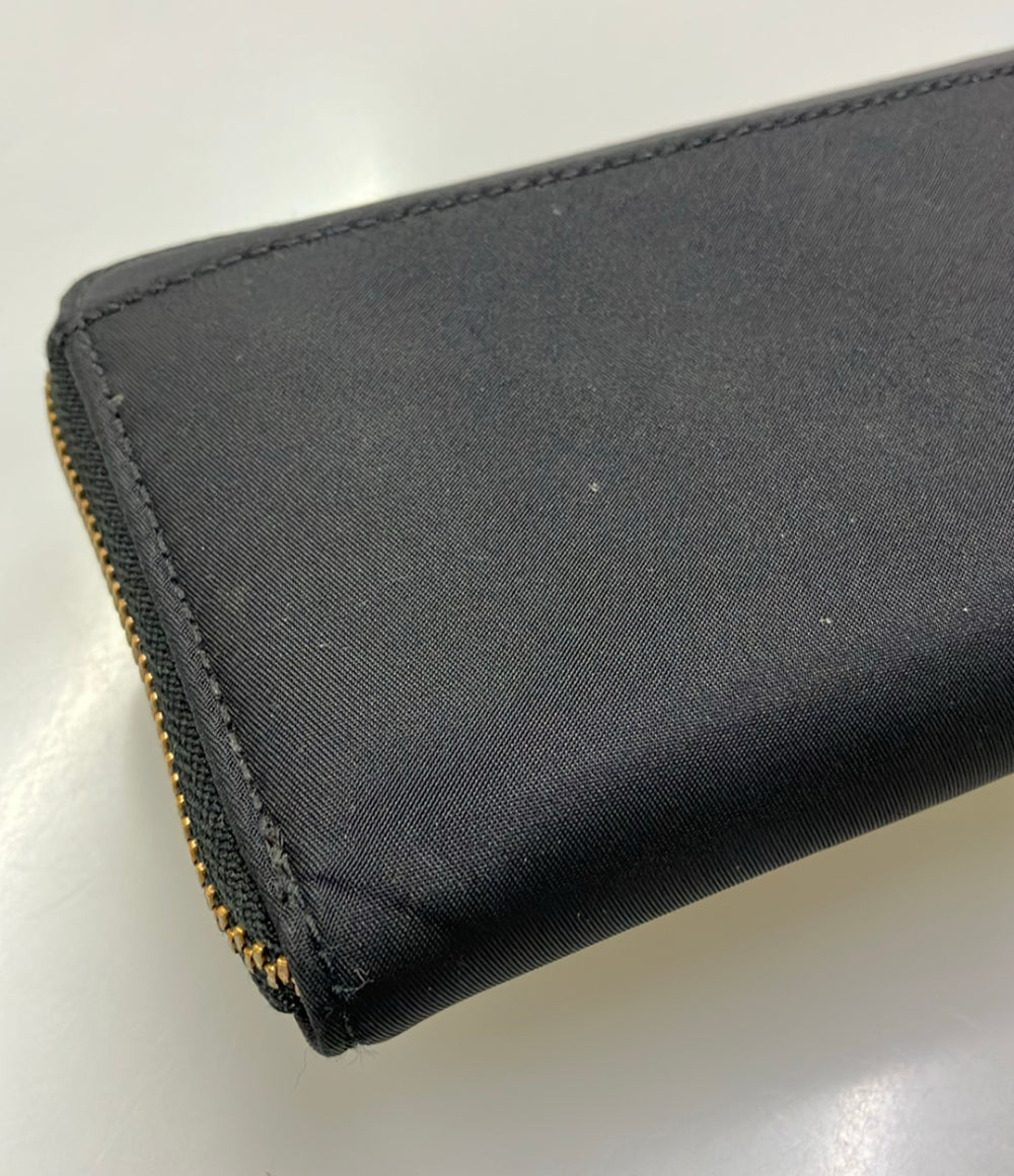 Kate Spade ラウンドファスナー長財布 ナイロン レザー WLRU2356 レディース ケイトスペード