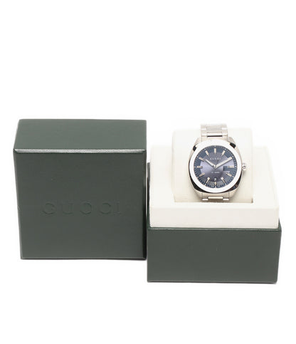 美品 GUCCI 腕時計 GG2570 クオーツ YA142303 メンズ グッチ