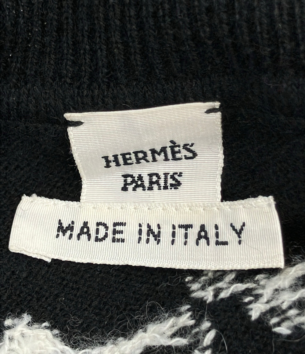 HERMES 長袖ニット ブリッドドゥガラ レディース SIZE 38 (S) エルメス