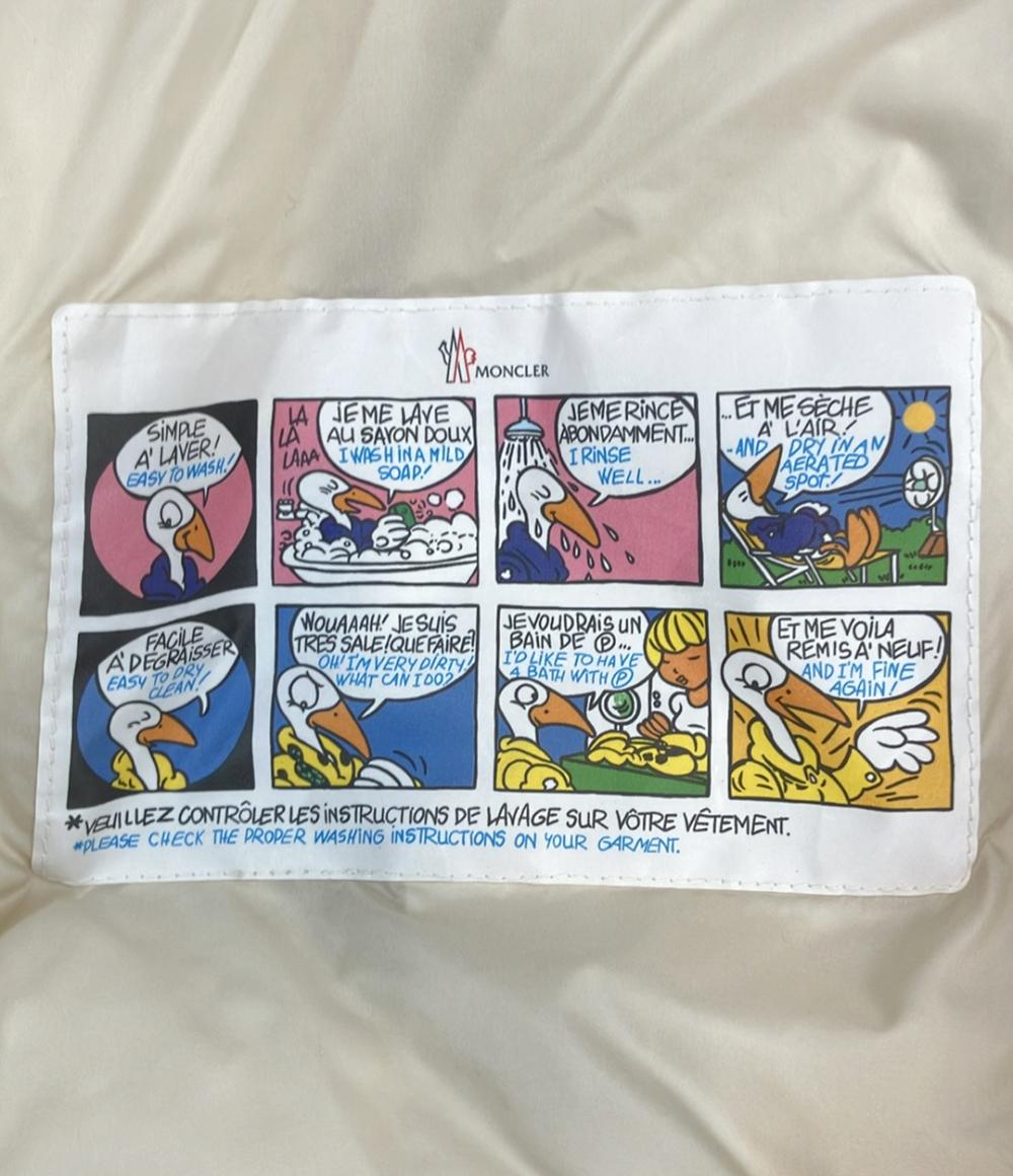 美品 MONCLER ダウンジャケット 24AW  ファー タグ付き インポート やぎ LAICHEFUR GIUBBOTTO J20931A00174  54AQE レディース SIZE 1 (S)