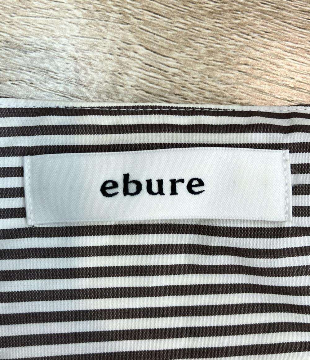 ebure 長袖ワンピース シャツワンピース ベルト付き ストライプ 2710700541 レディース SIZE 38 (S) エーブル