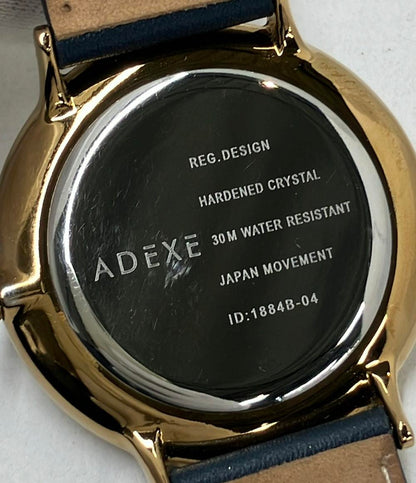 ADEXE 腕時計 クオーツ ホワイト レディース メンズ アデクス