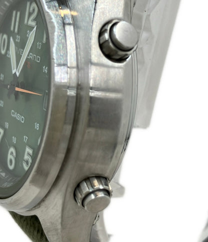 CASIO 腕時計 オーバーランド OVERLAND ソーラー グリーン OVW-100BJ レディース メンズ カシオ