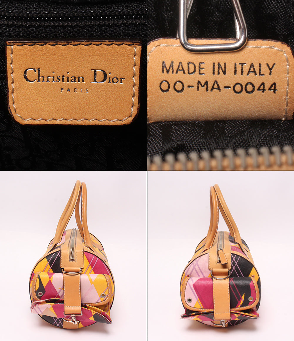 Christian Dior 2WAY ハンドバッグ ショルダーバッグ 肩掛け 斜め掛け ミニボストンバッグ ヴィンテージ レディース クリスチャンディオール