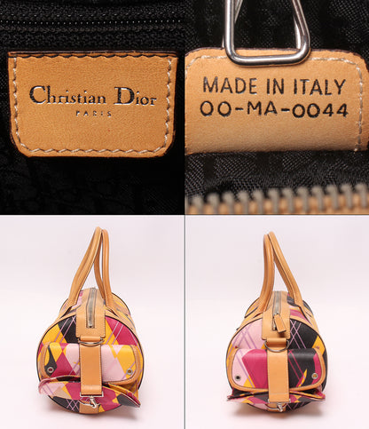 Christian Dior 2WAY ハンドバッグ ショルダーバッグ 肩掛け 斜め掛け ミニボストンバッグ ヴィンテージ レディース クリスチャンディオール