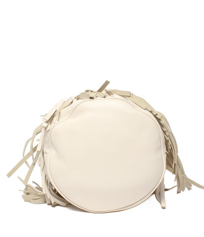 ジェイアンドエムデヴィッドソン 巾着ショルダーバッグ フリンジ  肩掛け レディース J&M Davidson