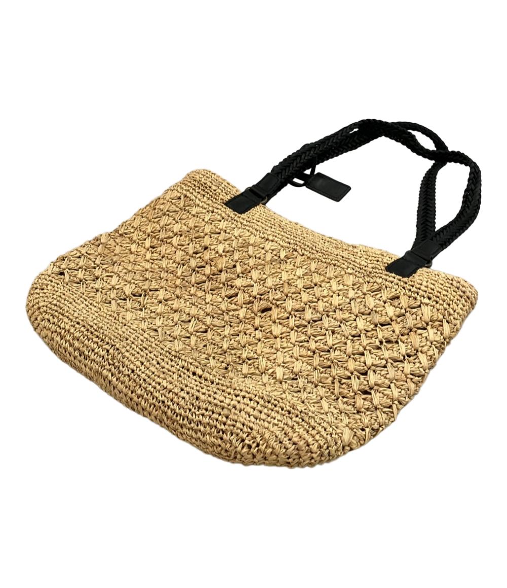 美品 アニエスベーボヤージュ トートバッグ 肩掛け ラフィア レディース Agnes b. VOYAGE