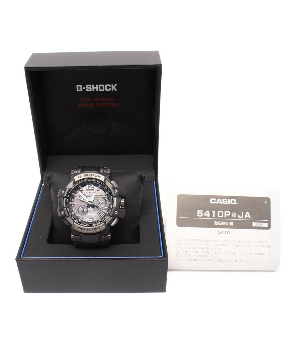 CASIO 腕時計 GPSハイブリッド電波 スカイコックピット Master of G GRAVITYMASTER ソーラー GPW-1000-1BJF メンズ カシオ