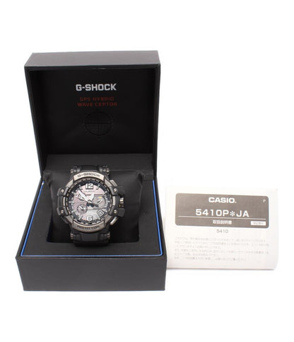 CASIO 腕時計 GPSハイブリッド電波 スカイコックピット Master of G GRAVITYMASTER ソーラー GPW-1000-1BJF メンズ カシオ