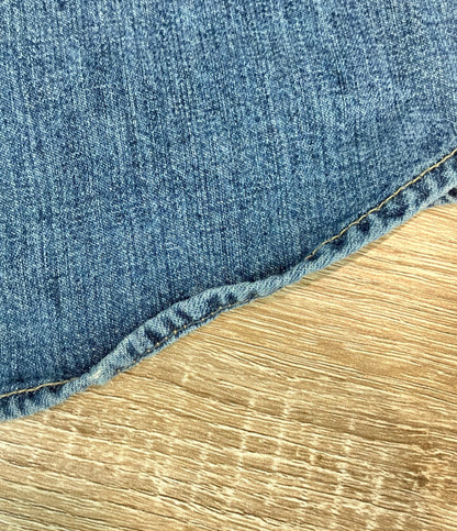 ARMANI EXCHANGE デニムシャツ 長袖 ダンガリー ウエスタン スナップボタン レディース SIZE M アルマーニエクスチェンジ